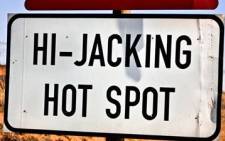 Hijacking hot spot sign.Picture: Stock.xchng