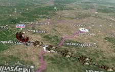 Each year NORAD has reported Santa's location to millions across the globe, with noradsanta.org this year live-tracking his present-filled sleigh pulled by nine reindeer. Picture: noradsanta.org