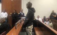 Luyanda Botha, who stands accused of raping and murdering 19-year-old student Uyinene Mrwetyana, appears at Wynberg Magistrates Court on 5 November 2019. Picture: Lizell Persens/EWN
