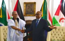 FILE: President Jacob Zuma meets President of the Sahrawi Arab Democratic Republic Brahim Ghali at Sefako Makgatho Presidential Guesthouse. Picture: GCIS.