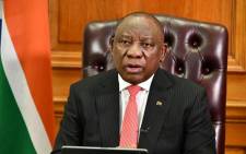 FILE: President Cyril Ramaphosa addresses the nation on 23 July 2020. Picture: GCIS