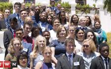 The Western Cape's top matrics from the class of 2016 at Premier Helen Zille's Leeuwenhof residence. Picture: Cindy Archillies/EWN