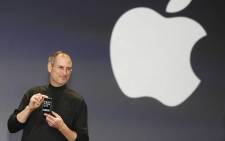 FILE: Apple chief executive Steve Jobs unveiling the iPhone in 2007. Picture: AFP.