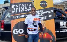 Former Springbok coach Peter De Villiers on the campaign trail in Paarl on 13 September 2021. De Villiers is the Good Party's mayoral candidate for the Drakenstein Municipality. Picture: Shamiela Fisher/Eyewitness News