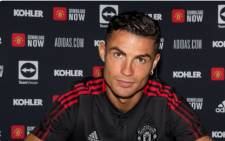Cristiano Ronaldo has signed with Manchester United. Picture: @ManUtd/Twitter.