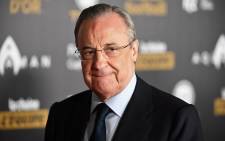 In this file photo taken on 3 December 2018 Real Madrid's president Florentino Perez poses upon arrival at the 2018 Ballon d'Or award ceremony at the Grand Palais in Paris. Picture: AFP