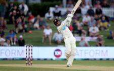 New Zealand's Tom Blundell plays a shot during day two of the first cricket test match between New Zealand and England at Bay Oval in Mount Maunganui on 17 February 2023. Picture: Marty MELVILLE/AFP