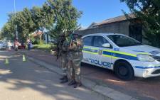 SANDF troops were deployed to the Thelle Mogoerane Hospital in Vosloorus and other hospitals in Gauteng where Nehawu members have been striking. Picture: Kgomotso Modise/Eyewitness News