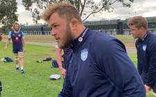 Duane Vermeulen during a Bulls training session in Canberra on 21 May 2019. Picture: @BlueBullsRugby/Twitter