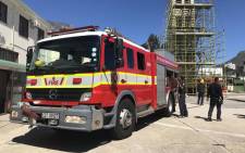 A fire engine at the Roeland Street fire station in Cape Town. Picture: Kaylynn Palm/EWN