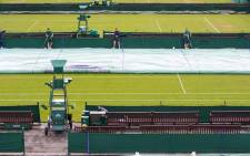 FILE: Light rain at the All England Club has caused a delay to the start of matches on outside courts. Picture: Twitter/@Wimbledon