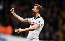 Tottenham striker Harry Kane celebrates a goal. Picture: @SpursOfficial/Twitter.