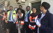 Prasa’s new interim board on 28 May 2018 embarked on a tour of Metrorail facilities in Johannesburg. Picture: Thando Kubheka/EWN