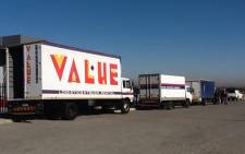 Trucks delivering textbooks to Limpopo schools. Picture:EWN