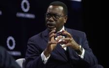 FILE: President of the African Development Bank Group Akinwumi Adesina speaks during the 2019 Concordia Annual Summit at Grand Hyatt New York on 24 September 2019 in New York City. Picture: AFP