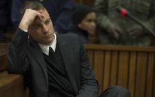 Convicted murderer Oscar Pistorius in the North Gauteng High Court on 14 June 2016. Picture: Pool.