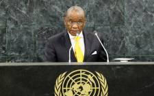 Lesotho’s Prime Minister Thomas Thabane. Picture: AFP.