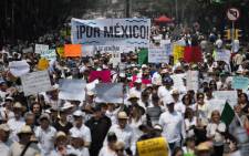 Mexicans protest against President Andres Manuel Lopez Obrador in Mexico City on 5 May 2019. Picture: AFP