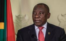 FILE: President Cyril Ramaphosa at the Union Buildings. Picture: Abigail Javier/EWN