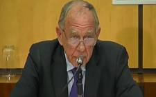FILE: A screengrab of retired Judge Robert Nugent. Picture: YouTube.