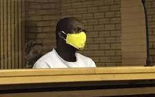 Alleged July riots instigator Mdumiseni Zuma in the Pietermaritzburg Magistrates Court on 4 October 2021 for his bail application. Picture: Nhlanhla Mabaso/Eyewitness News