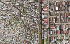 An aerial view of Vukuzenzele/Sweet Home in Cape Town. Picture: Johnny Miller