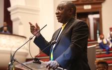 President Cyril Ramaphosa addresses Cape Town residents during the Presidential Conversation that took place at City Hall on 27 February 2019. Picture: Bertram Malgas/EWN