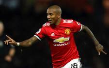 File: Manchester United’s Ashley Young celebrates his second goal against Watford in the English Premier League on 28 November 2017. Picture: Facebook.