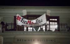 UCT #feesMustFall protestors occupy Bremner building. Picture: Anthony Molyneaux/EWN