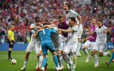 FILE: Russia players celebrate winning the penalty shootout. Picture: Facebook.com.