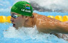 Team SA Olympic gold medalist Chad le Clos during the 200m Butterfly finals. Picture: Wessel Oosthuizen/SA Sports Picture Agency.
