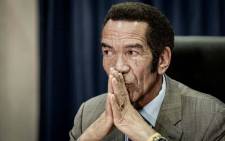 FILE: Former Botswana President Ian Khama during a press conference in Johannesburg on 12 December 2019. Picture: Sethembiso Zulu/EWN