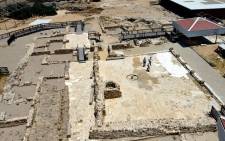A picture shows a view of the archaeological site of Saint Hilarion in the centre of the Gaza Strip, on June 8, 2022. Picture: MAHMUD HAMS / AFP
