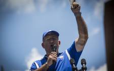 FILE: DA member Athol Trollip delivering a speech during the party's march against unemployment in Johannesburg on 27 January 2016. Picture: EWN.