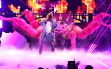 Young Thug performs onstage during the 2021 BET Hip Hop Awards at Cobb Energy Performing Arts Center on 01 October 2021 in Atlanta, Georgia. Picture: Bennett Raglin/Getty Images for BET/AFP