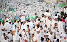 FILE: Muslim pilgrims gather near Mount Arafat, Saudi Arabia in 2012. Picture: AFP.