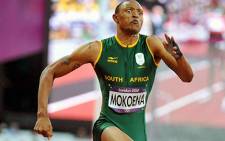 Khotso Mokoena in the men's high jump finals at the Olympic Games on 4 August 2012. Picture: Wessel Oosthuizen/Sascoc
