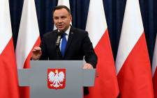 Poland president Andrzej Duda. Picture: AFP