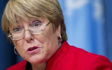 FILE: United Nations human rights chief Michelle Bachelet. Picture: United Nations.