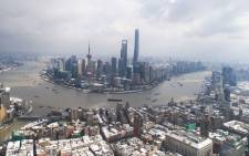 An aerial view of Shanghai. Picture: AFP