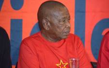 South African Communist Party (SACP) General Secretary Blade Nzimande was briefing the media on 3 December 2017 following the party's central committee meeting which was held this weekend in Ekurhuleni. Picture: Twitter/@SACP1921
