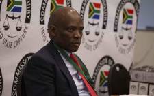 Former SABC COO Hlaudi Motsoeneng at the state capture commission on 10 September 2019. Picture: Abigail Javier/EWN