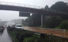 Heavy rains flooded roads across Cape Town on 8 July 2012. Picture: Aletta Gardner/EWN