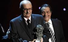 FILE: In this file photo taken on February 14, 2011 Spanish film director Mario Camus receives the Honor award during the Goya Film Awards ceremony at Teatro Real in Madrid. Picture: Javier Soriano / AFP.
