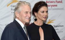 FILE: Michael Douglas and Catherine Zeta-Jones attend The Actor's Fund Career Transition For Dancers 2017 Jubilee Gala at Marriott Marquis Hotel on 1 November 2017 in New York City. Picture: AFP