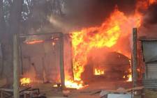 Two women died in shack fires on Saturday morning while others were left homeless.Picture: ER24