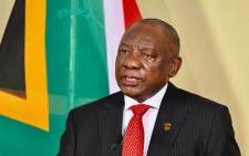 President Cyril Ramaphosa addresses the nation on 30 March 2021. Picture: GCIS