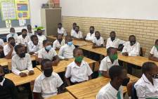 Pupils at the eThekwini Primary School in KwaMashu, north of Durban on the first day of full-time schooling on 7 February 2022. Picture: Nhlanhla Mabaso/Eyewitness News