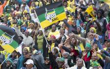 Thousands of ANC supporters filled the Emirates Airline Park in Johannesburg on 31 July for the party's final rally ahead of the upcoming local government elections. Picture: Reinart Toerien