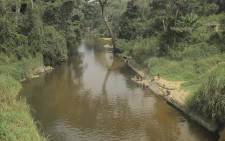 A general view of the Loya river. The Beni-Komanda road axis is the scene of attacks and deadly ambushes by the rebels of the Allied Democratic Forces in the east of the Republic Democratic Republic of the Congo. 